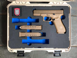 NANUK Tan 910 Glock™ G19X / G45 Custom Case by VARTAC™